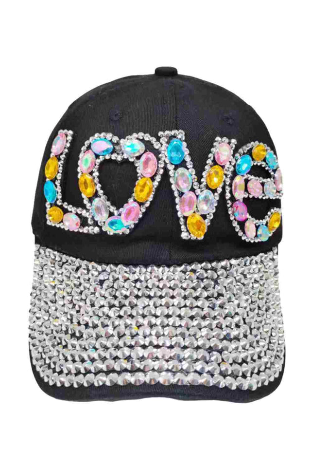 Black Keep it effortlessly stylish with the LOVE Stone Baseball Cap, featuring a clean stone-washed finish and a bold LOVE detail for a modern, relaxed vibe. Comfortable and easy to wear, it’s the perfect everyday cap to pair with casual outfits and laid-back looks.