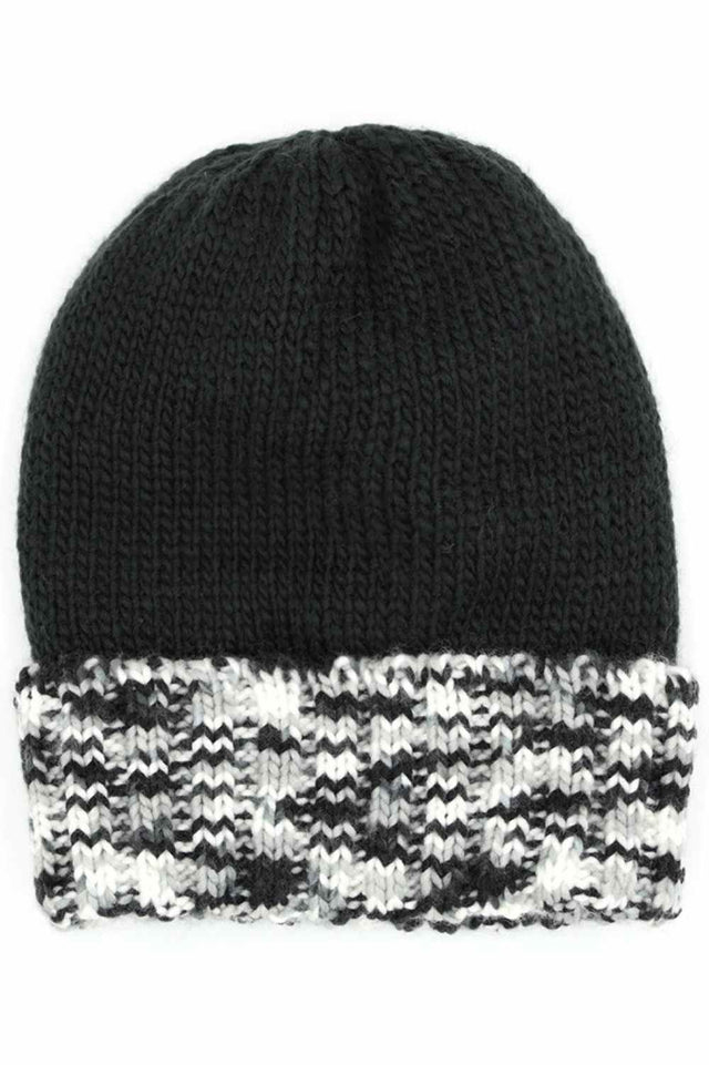 Black The Multi Color Band Fleece Beanie features a vibrant striped band design that adds a pop of color to your winter wardrobe. Made from soft fleece fabric, it provides lightweight warmth, comfort, and a cozy fit for everyday cold-weather wear.