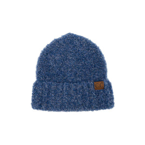 Blue C.C. Mixed Color Boucle Cuff Beanie, stay warm and fashionable in this cozy, stylish soft boucle cuff beanie. It's soft and warm and made from yarn for superior comfort. The soft boucle accent adds a delightful touch of fun to any outfit. Awesome winter gift accessory for birthdays, Christmas, anniversaries, etc.