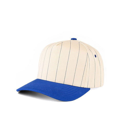 C.C Pinstripe Palin Two Tone Trucker Cap - Blue