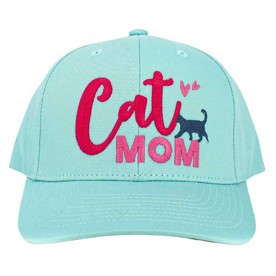 Blue Cat Mom Message Baseball Cap, is the perfect addition to any cat lover's wardrobe. Crafted from quality materials, with an adjustable closure and a curved bill, this cap provides ultimate comfort with a trendy look. Show off your cat-mom pride in style and gift this beautiful piece to other cat lovers. 