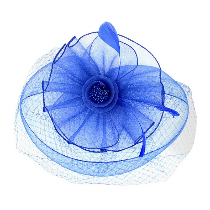 Blue Feather Mesh Flower Fascinator Headband, with its luxurious yet lightweight composition. Crafted with high-quality materials, the headband features a feather mesh flower, making it the perfect accessory for any outfit. The headband adds a touch of sophistication. Perfect gift choice for loved ones on any day.