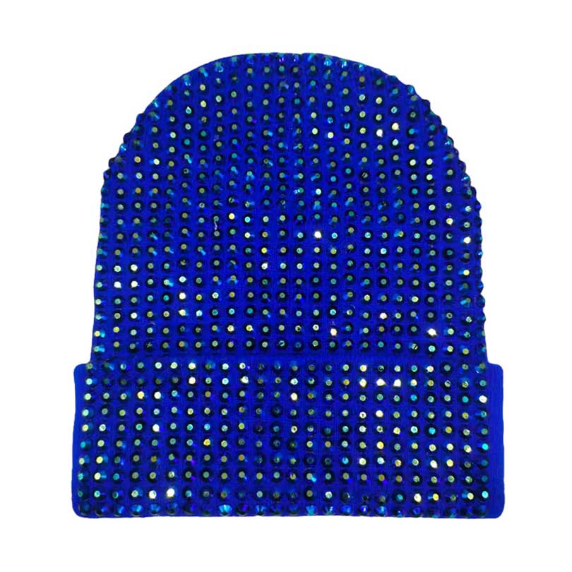 Blue Solid Knit Beanie Hat, stay warm and fashionable with this studded beanie hat. This is the perfect hat for any stylish outfit or winter dress. Perfect gift for Birthdays, Christmas, Stocking stuffers, Secret Santa, holidays, anniversaries, etc. to your friends, family, or loved ones. Happy Winter!
