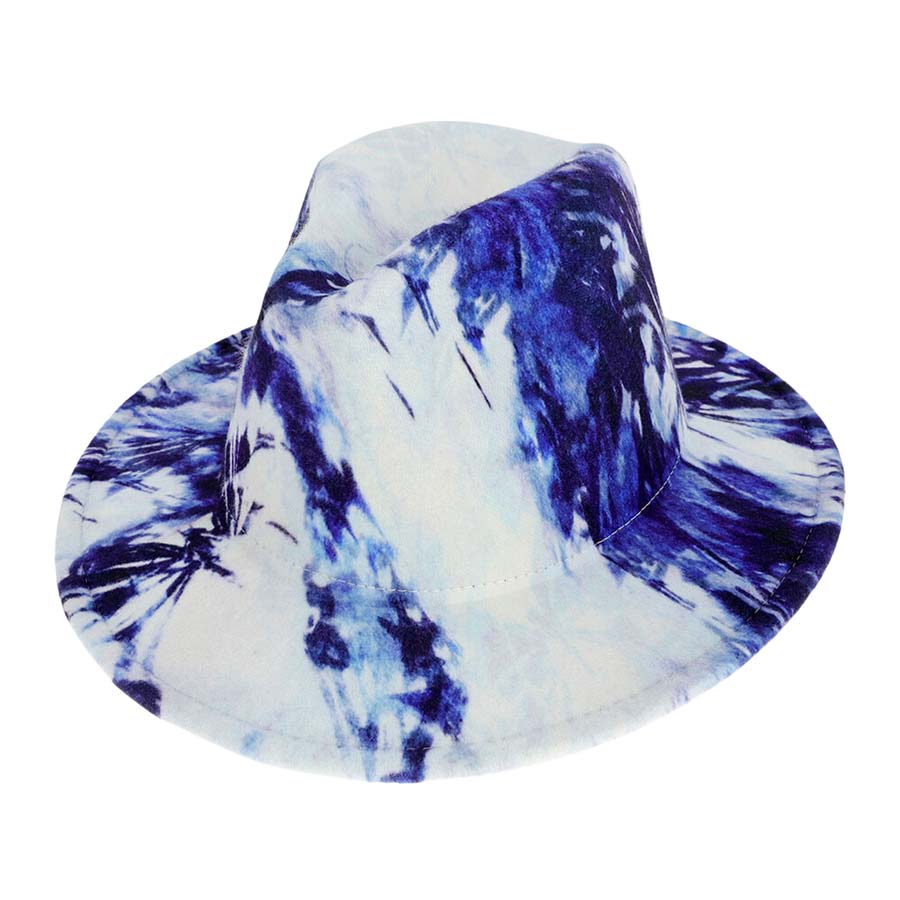 Blue Trendy Abstract Patterned Panama Hat, a beautiful & comfortable Panama hat is suitable for summer wear to amp up your beauty & make you more comfortable everywhere. Perfect for keeping the sun off your face, neck, and shoulders. It's an excellent gift item for your friends & family or loved ones this summer.