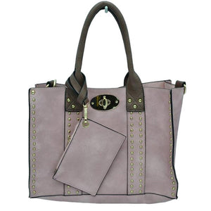 Blush Faux Leather Top Handle Tote Bag With Purse, is a stylish and durable bag made of high-quality faux leather. Its spacious top handle design allows for comfortable carrying and the detachable purse adds extra convenience. The bag is designed to last for years to come. Perfect gift for family members on any day.
