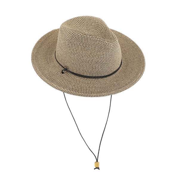 Brown C.C Chin Strap Straw Panama Hat. Keep your styles on even when you are relaxing at the pool or playing at the beach. Large, comfortable, and perfect for keeping the sun off of your face, neck, and shoulders Perfect summer, beach accessory. Ideal for travelers who are on vacation or just spending some time in the great outdoors.
