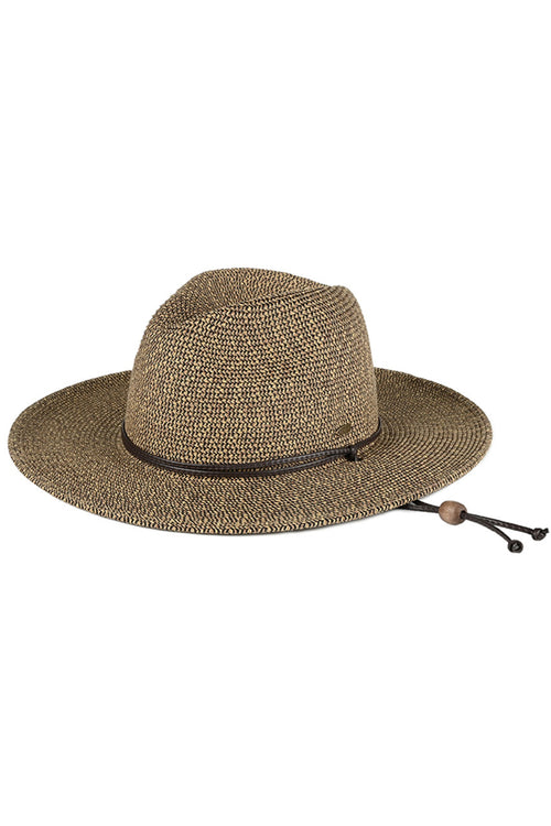 C.C Women's Panama Sun Hat - Brown