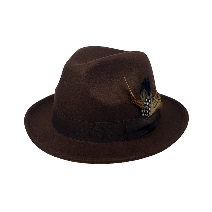 Feather Bow Pointed Fedora Hat – Madeline Love