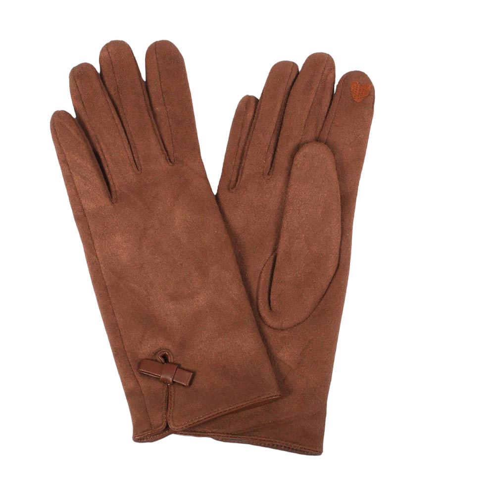 Brown Ribbon Pointed Touch Smart Gloves, give your look so much eye-catchy with ribbon pointed touch smart gloves, a cozy feel. A pair of these gloves are awesome winter gift for your family, friends, anyone you love, and even yourself. Complete your outfit in a trendy style!