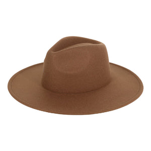 Brown Solid Fedora Panama Hat, is offering breathable comfort for the perfect summer look. The brim offers shade from the sun and the classic fedora shape makes it a timeless accessory. Look your best and stay comfortable in this stylish Solid Fedora Panama Hat. 
