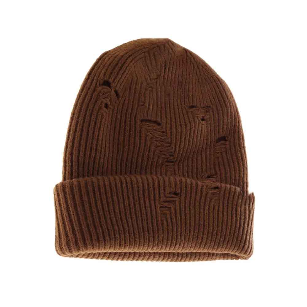 Deuxieme Classe beanie ブラウンC Unisex Distressed C.C. Beanie – Madeline Love