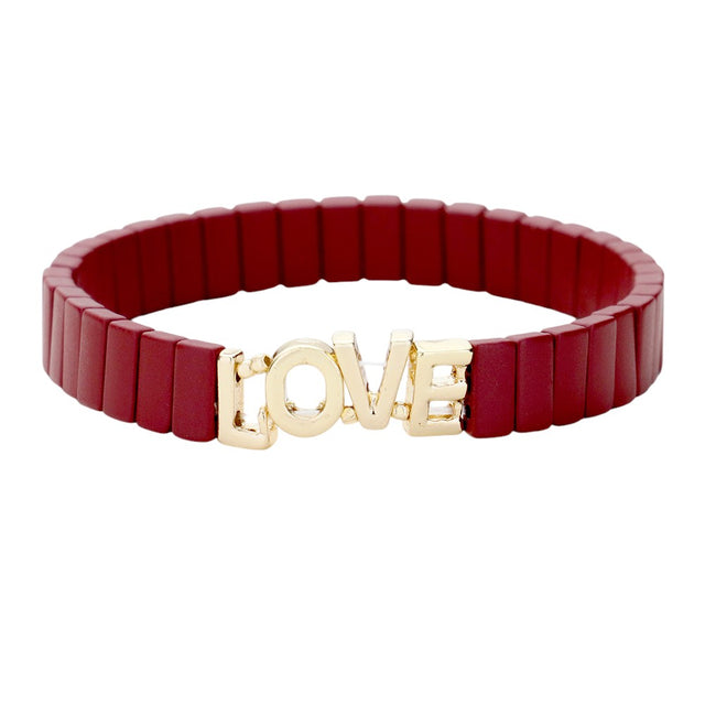 Burgundy Lego Block Love Stretch Bracelet is a must-have for any Lego enthusiast. Its unique design, featuring colorful LEGO blocks strung together on a stretchy cord, makes it a fun and playful accessory. Made with high-quality materials, this bracelet is durable and comfortable to wear. Show your love for Lego with this one-of-a-kind bracelet.