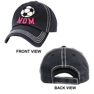 Burgundy Soccer Mom Message Vintage Baseball Cap, keep your styles on even when you are relaxing at the pool or playing at the beach. Large, comfortable, and perfect for keeping the sun off of your face and neck. An excellent gift for your mom on her birthday, Mother's Day, Valentine's Day, or any other meaningful occasion.