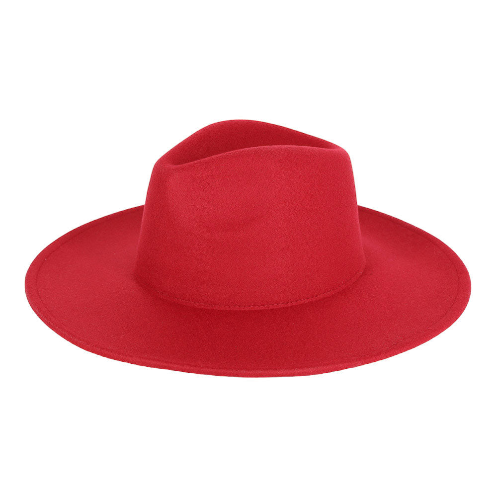 Burgundy Solid Fedora Panama Hat, is offering breathable comfort for the perfect summer look. The brim offers shade from the sun and the classic fedora shape makes it a timeless accessory. Look your best and stay comfortable in this stylish Solid Fedora Panama Hat. 