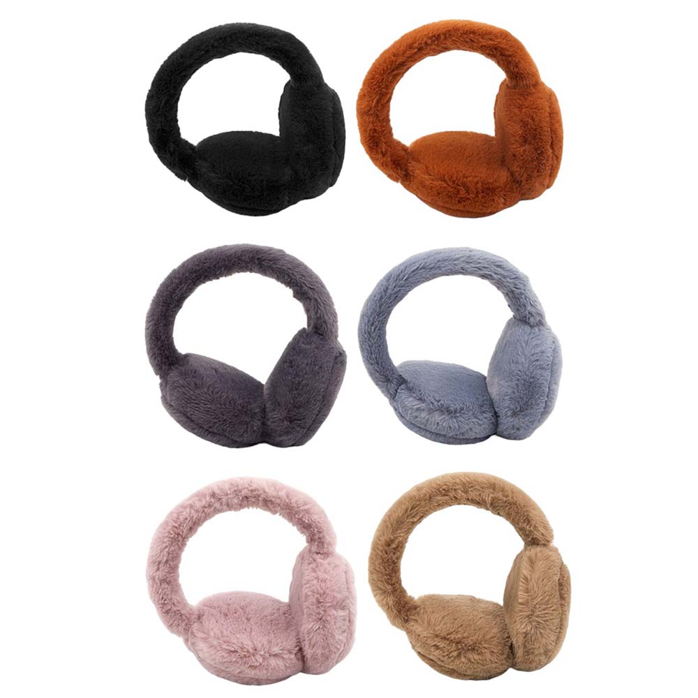 C.C Faux Fur Must Have Winter Warm Earmuff, features a soft and cozy faux fur outer shell for superior insulation. Its lightweight design and adjustable band make it comfortable to wear. This earmuff will keep you warm in the cold winter months. A thoughtful winter gift idea for friends and family members.