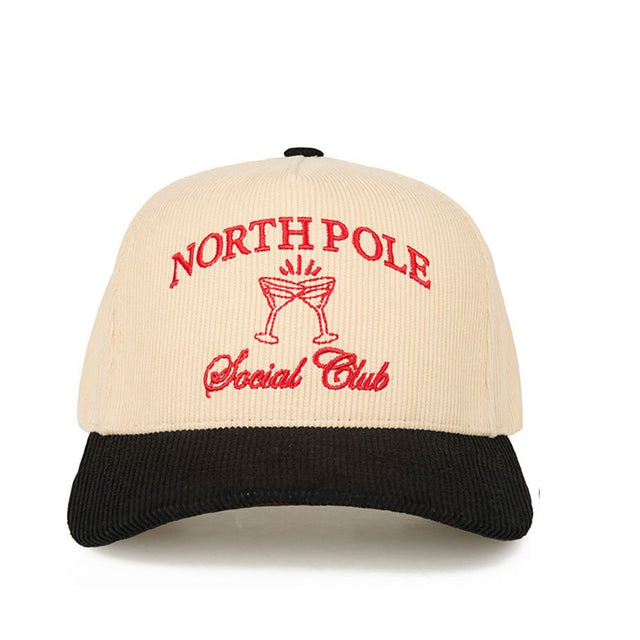 Black The C.C MERRY Bold Letter Embroidered Christmas Theme Corduroy Trucker Hat Baseball Cap features bold “MERRY” embroidery on a soft corduroy front for a festive, eye-catching style. Designed with a breathable mesh back and adjustable snap closure, it offers comfortable, lightweight wear and a customizable fit.