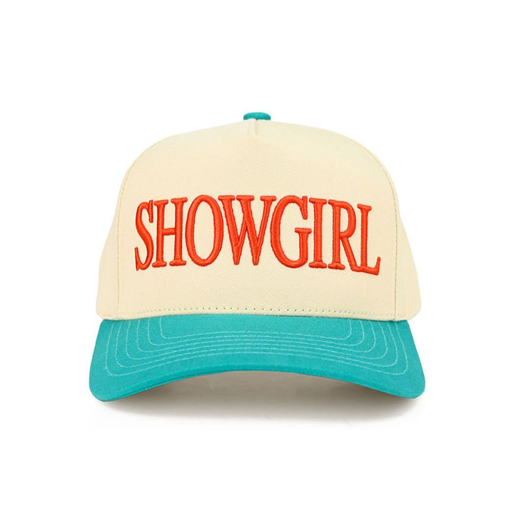 C.C SHOWGIRL Letter Two Tone Trucker Cap – Madeline Love display picture 3