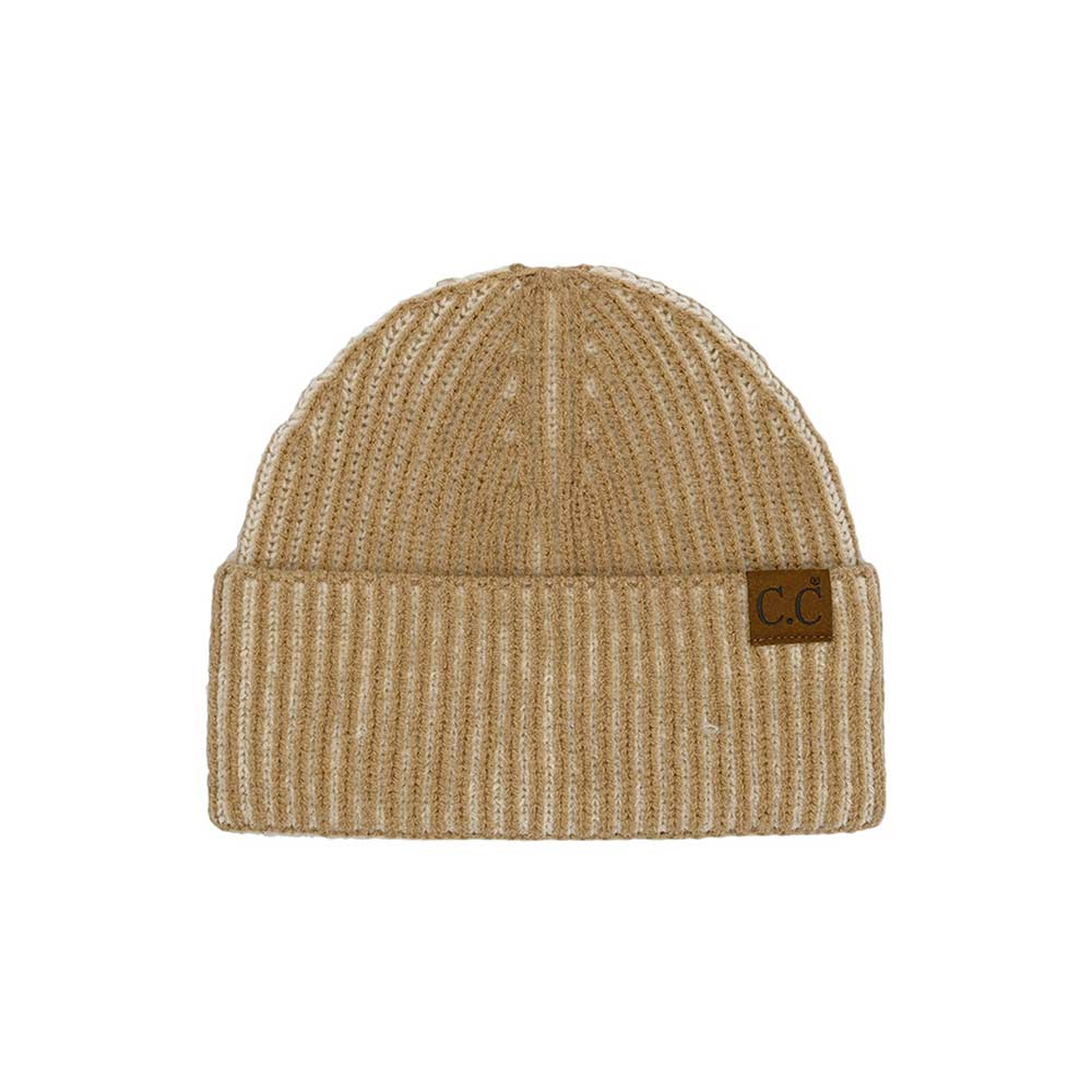 Camel C.C Contrast Color Stripes Cuff Beanie, this beanie is designed to keep you warm and comfortable on the coldest days. It's the autumnal touch you need to finish your outfit in style. Awesome winter gift accessory for birthdays, Christmas, Secret Santa, holidays, anniversaries, and Valentine's Day to your family.