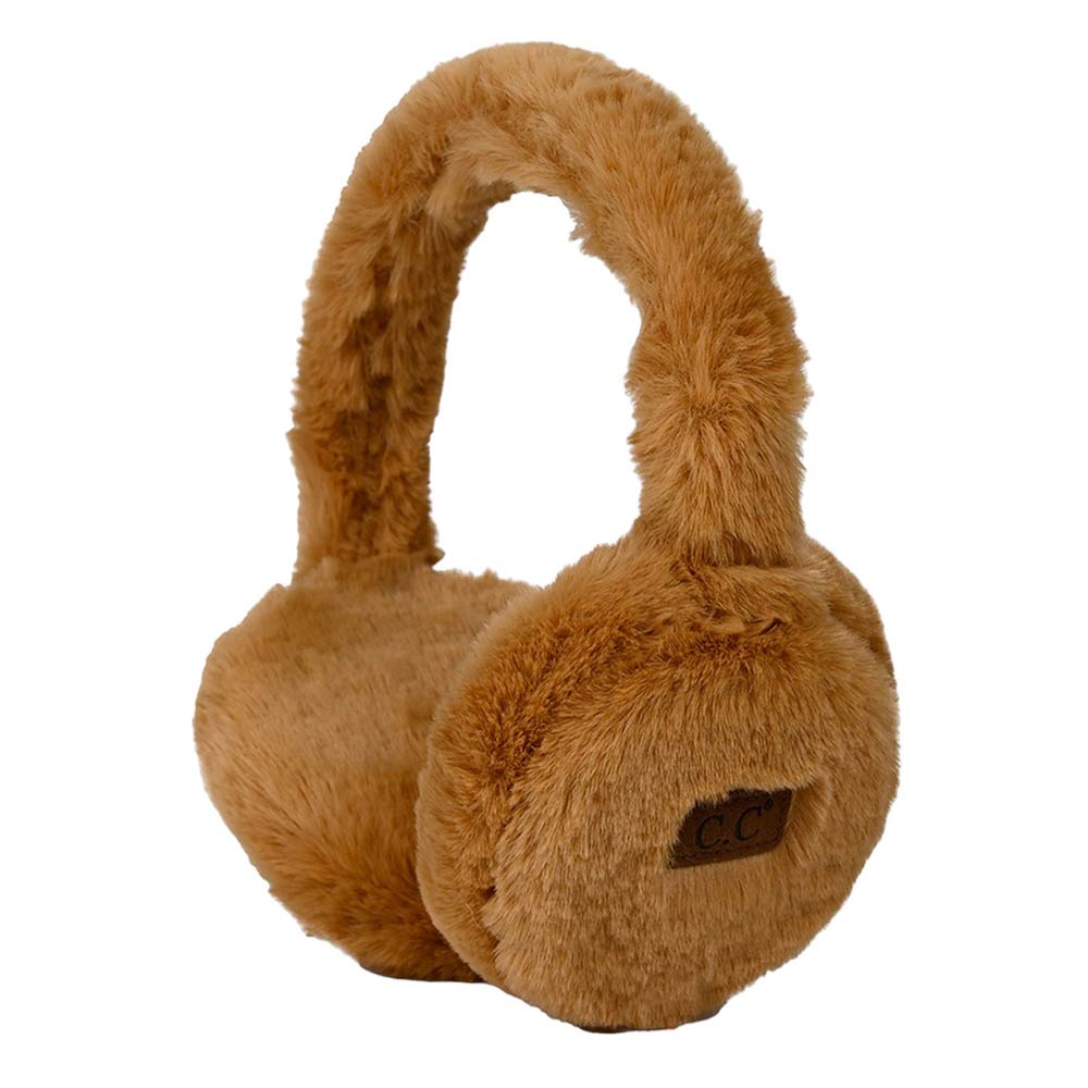 CamelC.C Faux Fur Must Have Winter Warm Earmuff, features a soft and cozy faux fur outer shell for superior insulation. Its lightweight design and adjustable band make it comfortable to wear. This earmuff will keep you warm in the cold winter months. A thoughtful winter gift idea for friends and family members.