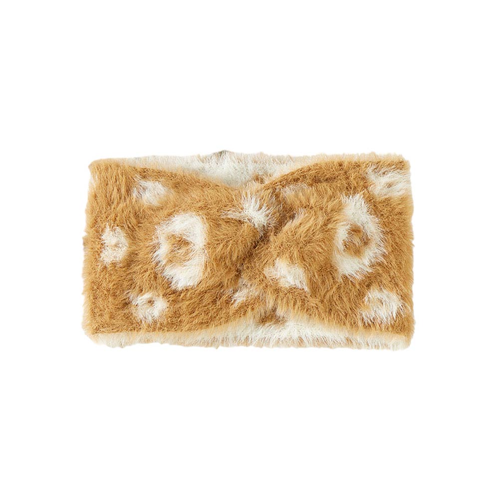 Camel Patterned Faux Fur Earmuff Headband, will shield your ears from cold winter weather ensuring all-day comfort. An awesome winter gift accessory and the perfect gift item for Birthdays, Christmas, Stocking stuffers, Secret Santa, holidays, anniversaries, Valentine's Day, etc. Stay warm & trendy!