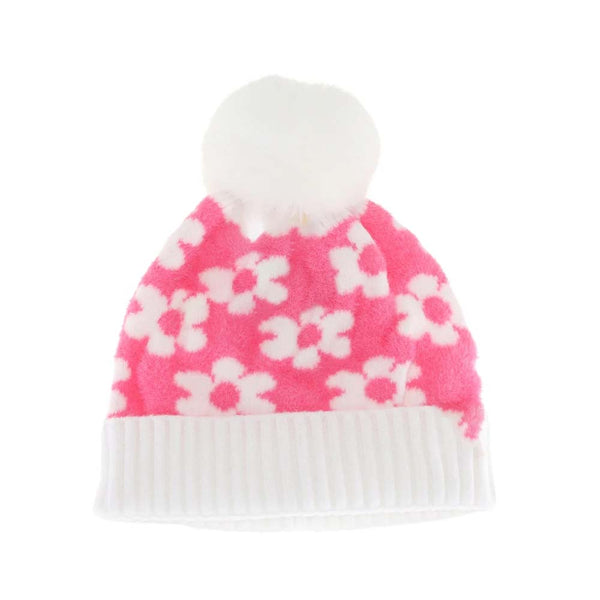 CandyPink KIDS Daisy Faux Fur Pom C.C Beanie combines warmth and style for active children. Crafted from soft, insulating material, it provides cozy protection during cold weather. The playful faux fur pom adds a fun, fashionable touch, making it ideal for everyday wear or outdoor activities. Durable and easy to wear, this beanie offers both comfort and a snug fit for kids on the go. 