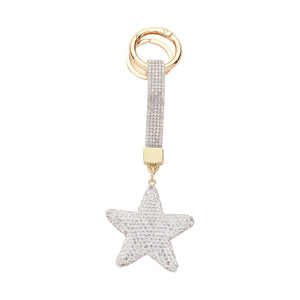 Clear Bling Star Keychain, is beautifully designed with a Star-themed stone design that will make a glowing touch on one's Star whom you care about & love. Crafted with durable materials, this accessory shines and sparkles. It's an excellent gift for your loved ones to make their moment special.