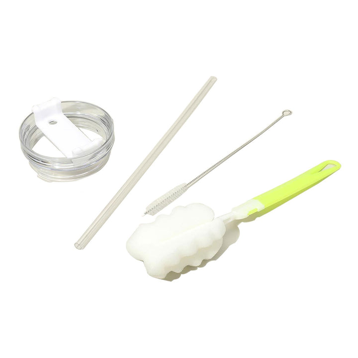 Add sparkle to your season with this 40oz tumbler featuring rhinestone Santa faces, stars, and holiday accents. Comes with a handle and straw for festive sipping on the go. Great for gifting or enjoying drinks in holiday style.