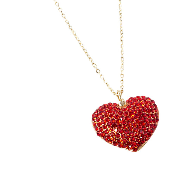 Crystal Rhinestone Pave Heart Pendant Necklace boasts a dazzling display of crystals, meticulously placed to create a stunning heart shape. With its elegant design and meticulous craftsmanship, this necklace is the perfect accessory to add a touch of sparkle to any outfit. 