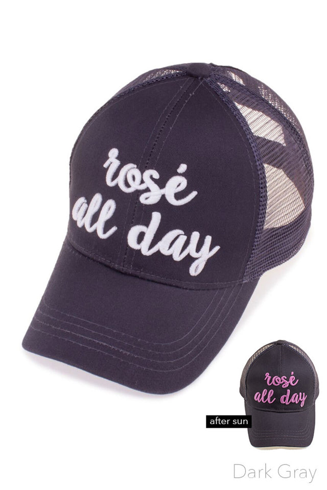 C.C PONY CAP - Dark Gray - Pony Cap