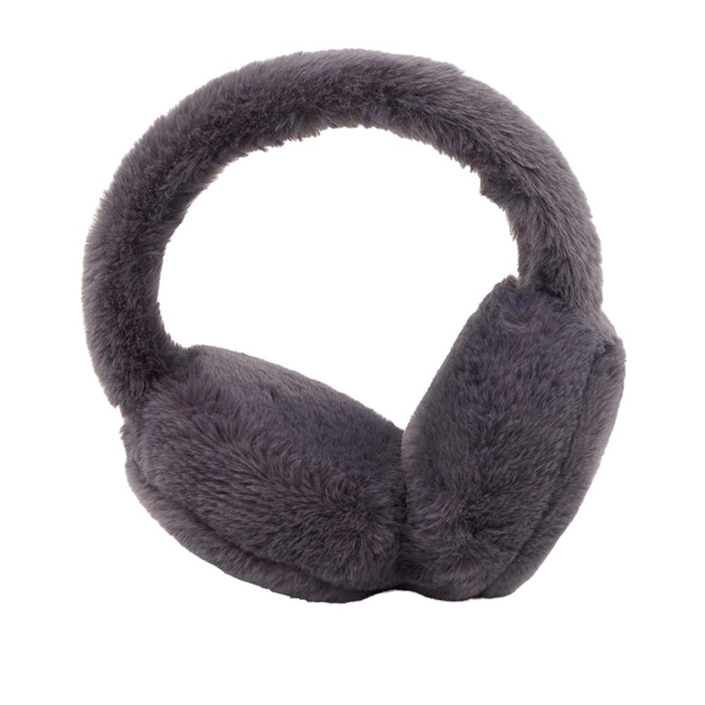 Dark Gray C.C Faux Fur Must Have Winter Warm Earmuff, features a soft and cozy faux fur outer shell for superior insulation. Its lightweight design and adjustable band make it comfortable to wear. This earmuff will keep you warm in the cold winter months. A thoughtful winter gift idea for friends and family members.