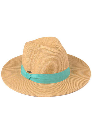 C.C Adjustable String Band Straw Sun Hat