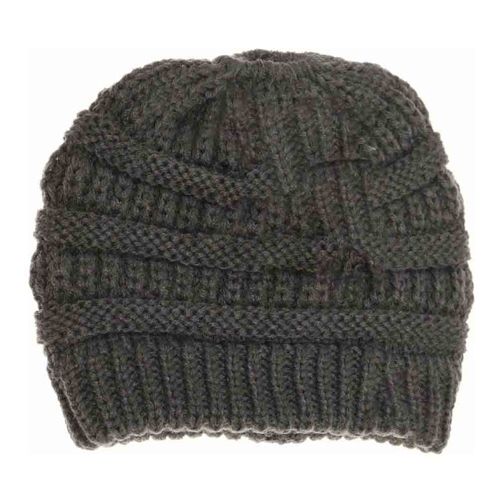 DarkGrey Kids Solid Classic CC Beanie Tail combines timeless style with practical comfort. Designed with a soft, durable fabric, it provides warmth while allowing a ponytail or bun to fit through the open tail hole comfortably. Ideal for active children, this beanie ensures a secure and cozy fit during outdoor activities in cooler weather. Its solid color and classic design make it versatile for everyday wear or layering under helmets and hoods.