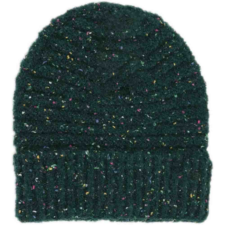 DeepPine Confetti Boucle Knit Cuff Beanie offers expert-level warmth and style with its textured boucle knit fabric. Designed for a secure, comfortable fit, the cuffed edge provides additional insulation around the forehead and ears. This beanie’s subtle confetti pattern adds visual interest without overwhelming your look, making it a versatile accessory for both outdoor activities and casual wear in cooler climates. Durable and soft, it’s a refined choice for those seeking functional winter headwear. 