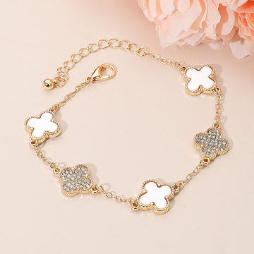 Madeline Love Gold, White