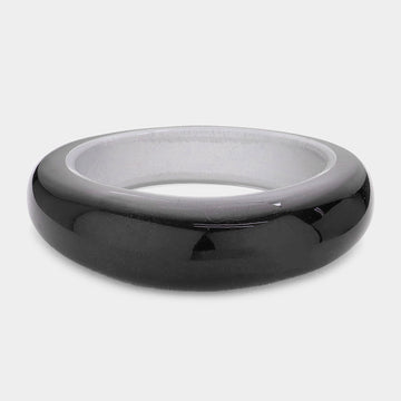 Madeline Love Black Resin Bangle Bracelet - Bracelets