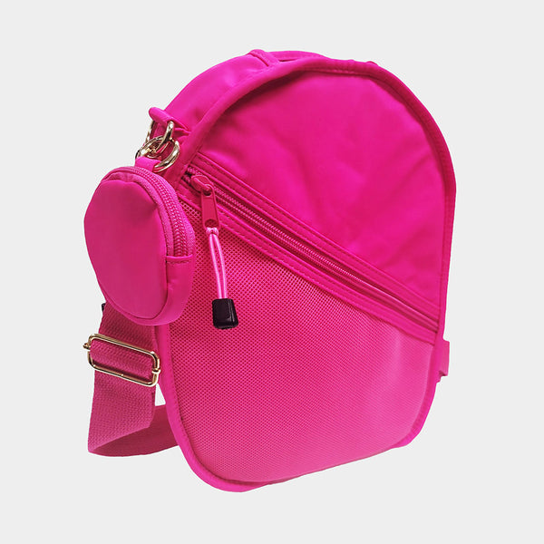 Fuchsia Pickleball Sling Bag / Crossbody Bag