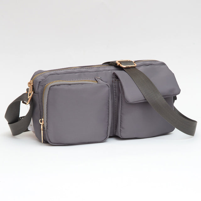 Madeline Love Gray Small Utility Crossbody Bag - Bags & Wallets