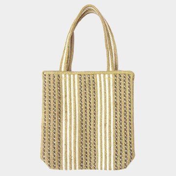 Madeline Love Neutral Boho Striped Shoulder Bag - Bags & Wallets