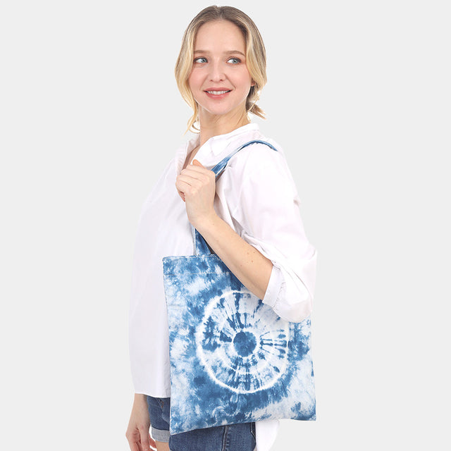 Madeline Love Blue Tie Dye Eco Shoulder Bag - Bags & Wallets