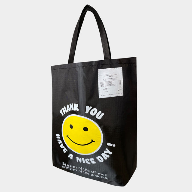 Madeline Love Black Foldable Smile Pocket Shoulder Bag - Bags & Wallets