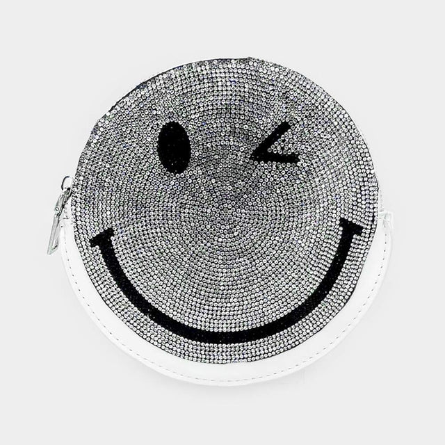 Madeline Love White Bling Smile Crossbody Bag - Bags & Wallets
