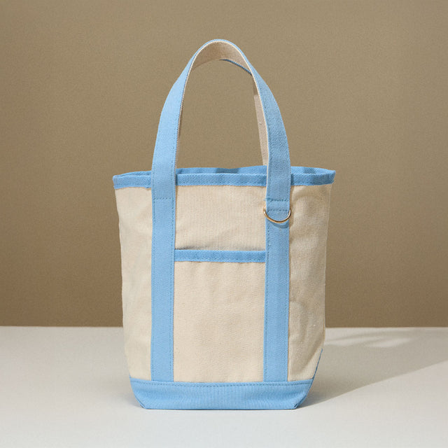 Madeline Love Light Blue Small Multi Purpose Canvas Tote Bag - Bags & Wallets