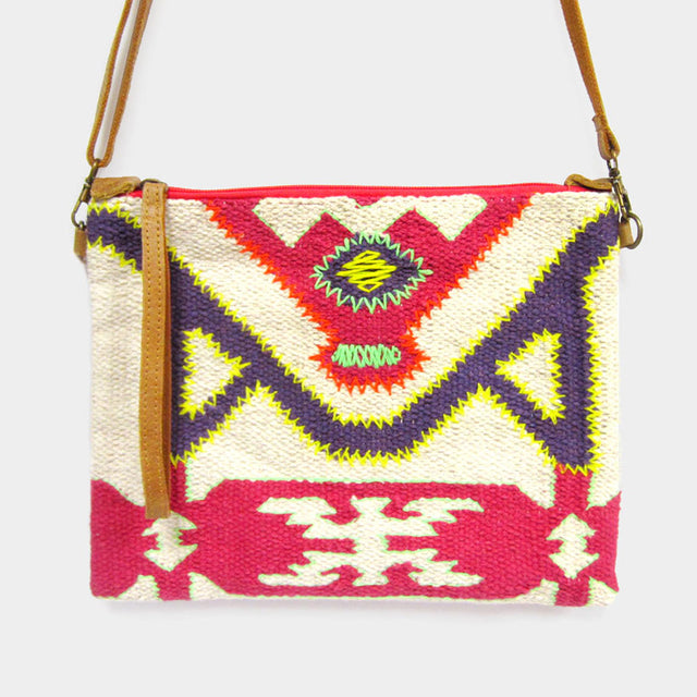 Madeline Love Multi Boho Patterned Crossbody Bag - Bags & Wallets