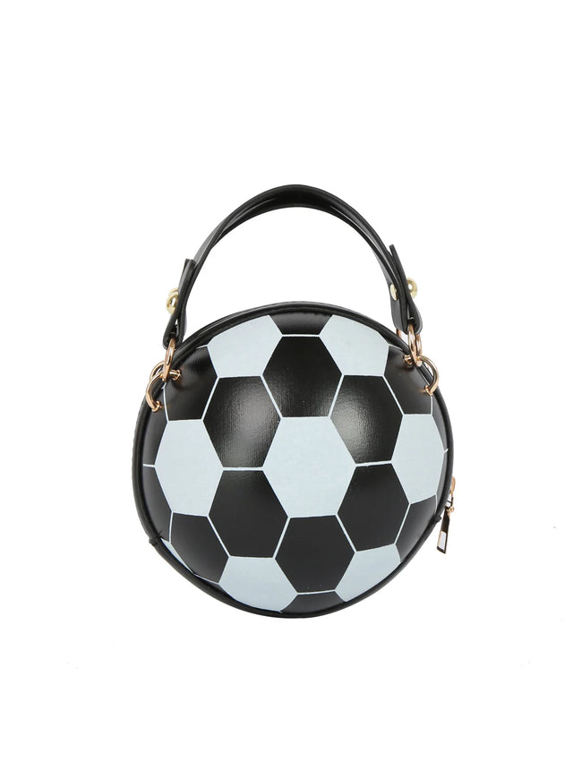 Goal Soccer Ball Round Crossbody - Novelty Bags