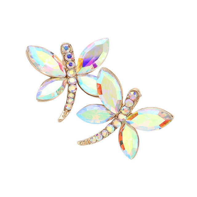 AB Gold Butterfly Evening Earrings are perfect for any formal occasion. Made with delicate detailing and high-quality materials, they are sure to make a statement. With their unique butterfly design, they add a touch of sophistication and charm to any outfit. Additionally, their lightweight design ensures comfort throughout the night. Elevate your look with these beautiful earrings.