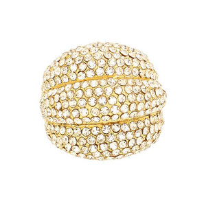 Crystal Pave Stretch Ring