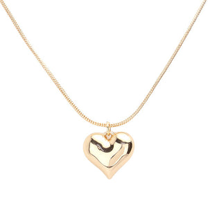 Gold Heart Pendant Jewelry Set, This elegant set combines timeless design with expert craftsmanship. Made with quality materials, each piece reflects the significance of love and devotion. Perfect for any occasion, this set is an ideal gift for a loved one, or simply a beautiful addition to your own collection.