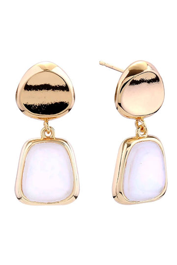 Gold Elegant heart-shaped post earrings crafted in brass with a luxurious 14K gold or white gold dip finish. Each earring features sparkling cubic zirconia pavé detailing for a sophisticated, eye-catching look. Measuring 1.5cm in diameter, these hypoallergenic studs are perfect for sensitive ears and comply with lead and nickel safety standards. Expertly made in Korea, they're an ideal everyday accessory or thoughtful gift.