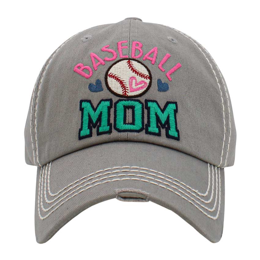 Royal Blue Baseball Mom Message Vintage Baseball Cap, keep your styles on even when you are relaxing at the pool or playing at the beach. Large, comfortable, and perfect for keeping the sun off of your face and neck. An excellent gift for your mom on her birthday, Mother's Day, Valentine's Day, or any other meaningful occasion.