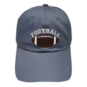 Gray Football Message Baseball Cap, is stylish and practical. Featuring a unique design with a bold "FOOTBALL" printed message, this cap is perfect for any look. This classic football message cap is perfect for everyday outings. It's an excellent gift for your friends, family, or loved ones.
